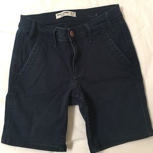 Abercrombie Kids Navy Blue cotton shorts